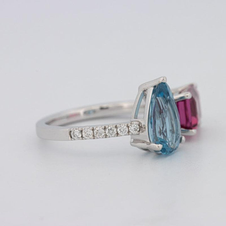 Twinny Gemstone Ring - ZIZOV DIAMONDS