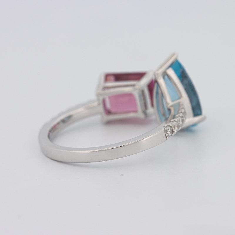 Twinny Gemstone Ring - ZIZOV DIAMONDS