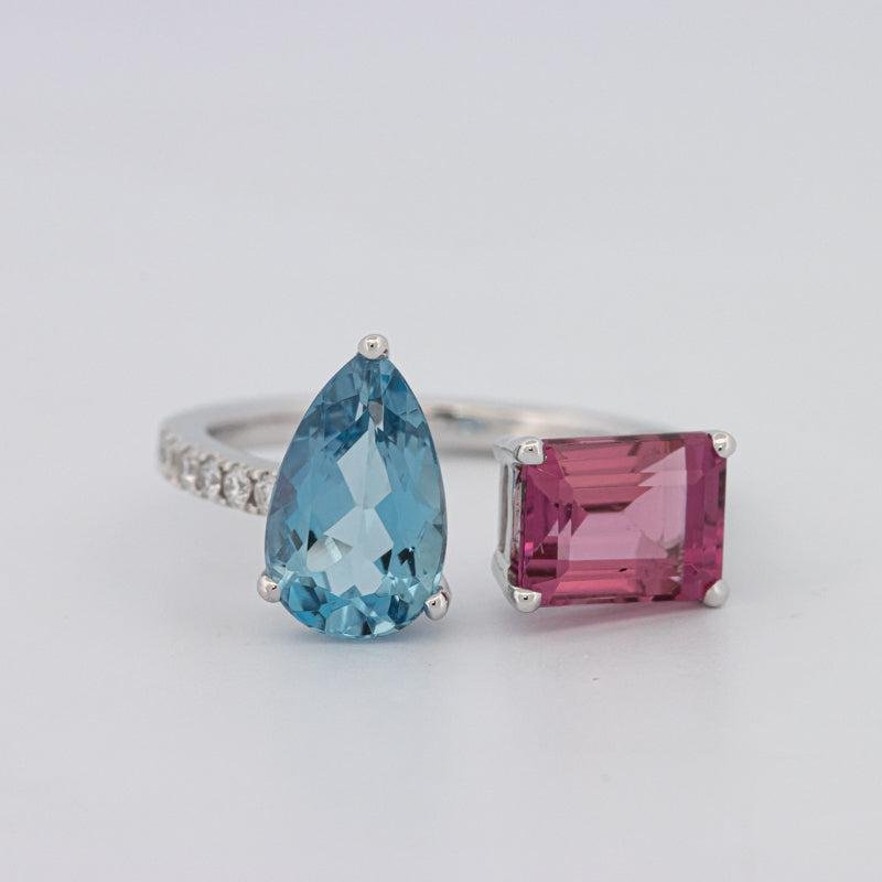 Twinny Gemstone Ring - ZIZOV DIAMONDS