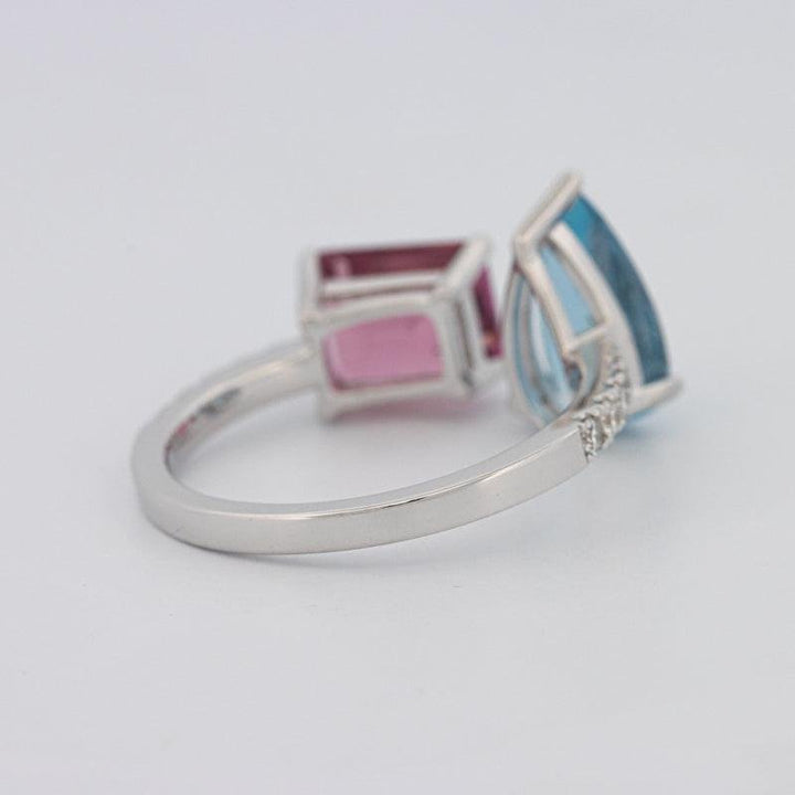 Twinny Gemstone Ring - ZIZOV DIAMONDS