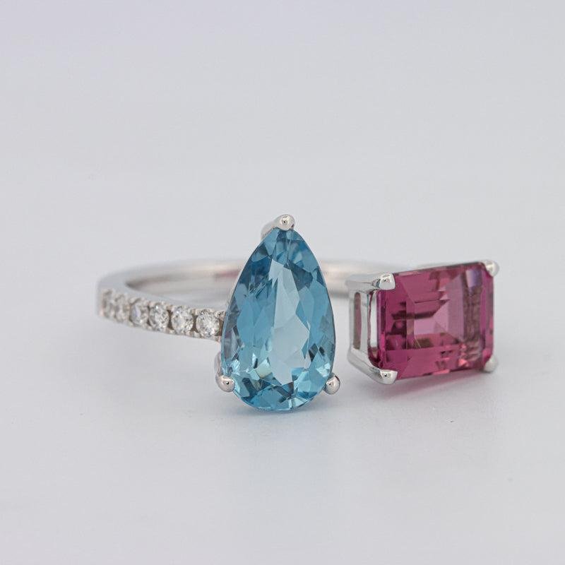 Twinny Gemstone Ring - ZIZOV DIAMONDS