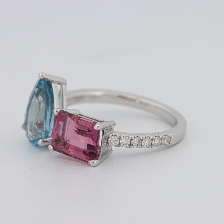 Twinny Gemstone Ring - ZIZOV DIAMONDS