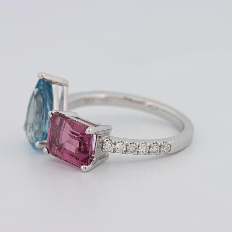 Twinny Gemstone Ring - ZIZOV DIAMONDS