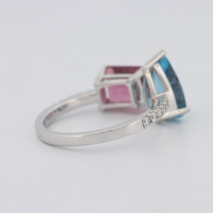 Twinny Gemstone Ring - ZIZOV DIAMONDS