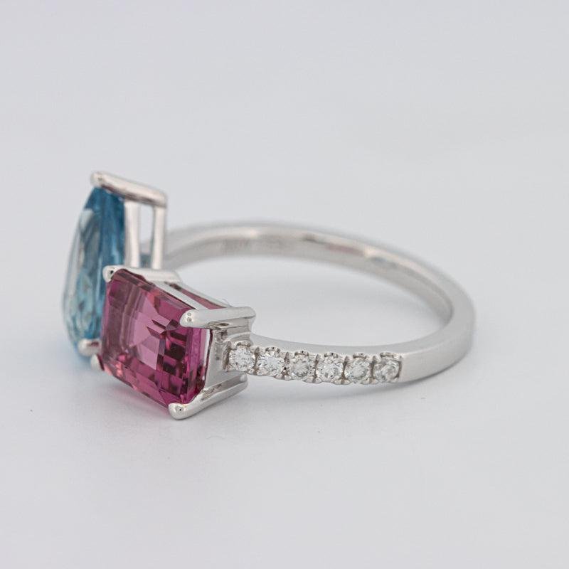 Twinny Gemstone Ring - ZIZOV DIAMONDS