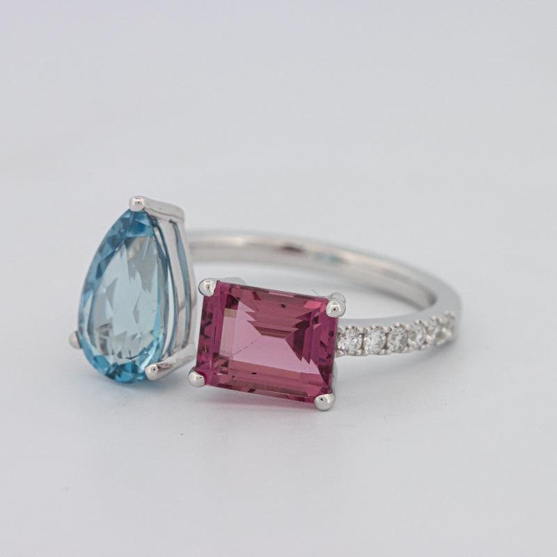Twinny Gemstone Ring - ZIZOV DIAMONDS