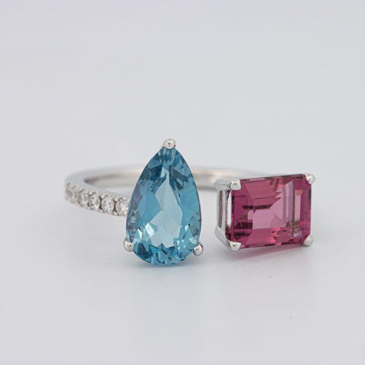 Twinny Gemstone Ring - ZIZOV DIAMONDS