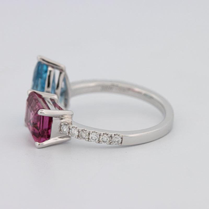 Twinny Gemstone Ring - ZIZOV DIAMONDS