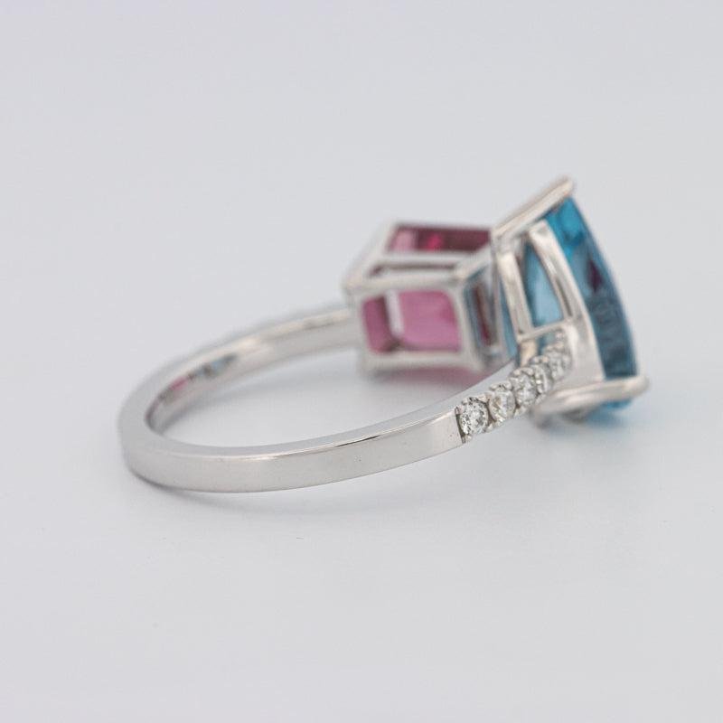 Twinny Gemstone Ring - ZIZOV DIAMONDS