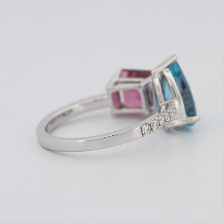 Twinny Gemstone Ring - ZIZOV DIAMONDS