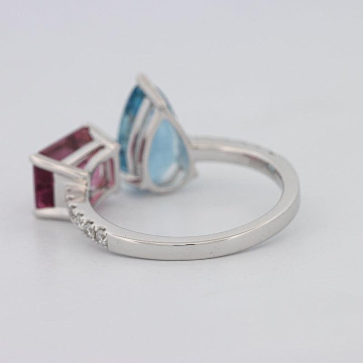 Twinny Gemstone Ring - ZIZOV DIAMONDS