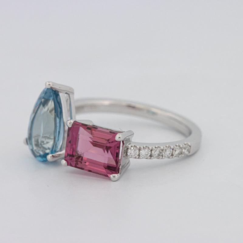 Twinny Gemstone Ring - ZIZOV DIAMONDS