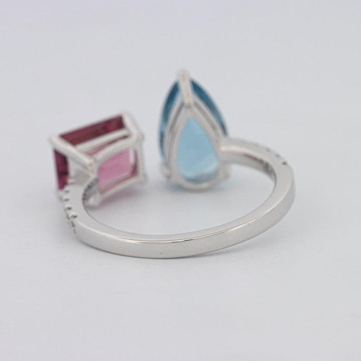 Twinny Gemstone Ring - ZIZOV DIAMONDS