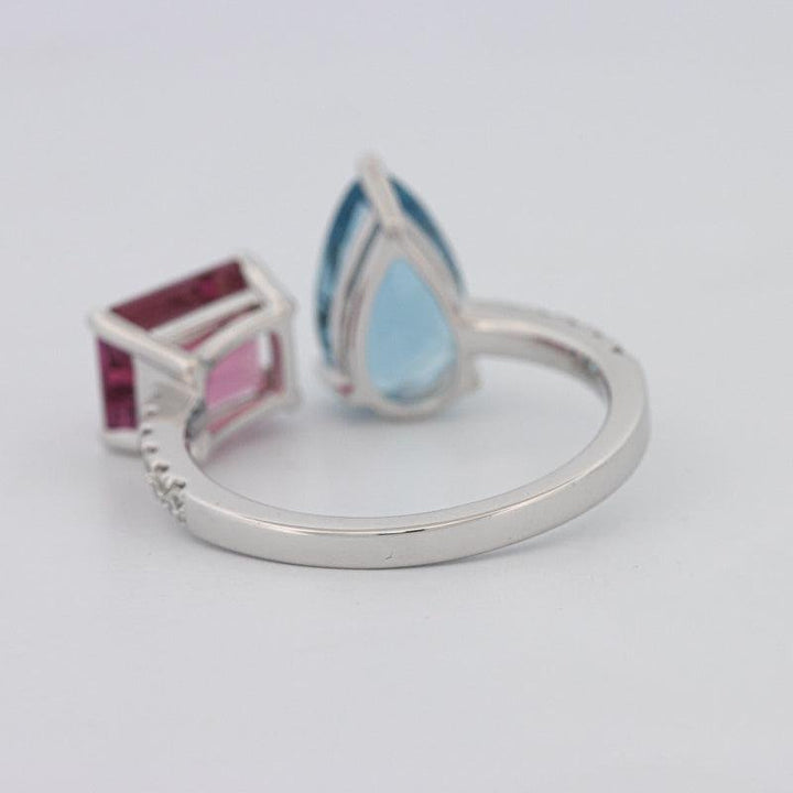 Twinny Gemstone Ring - ZIZOV DIAMONDS