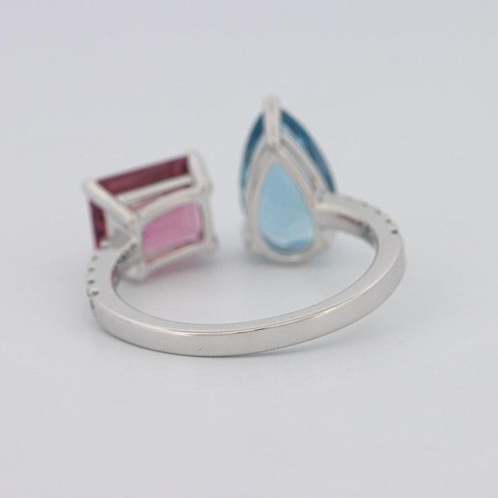 Twinny Gemstone Ring - ZIZOV DIAMONDS