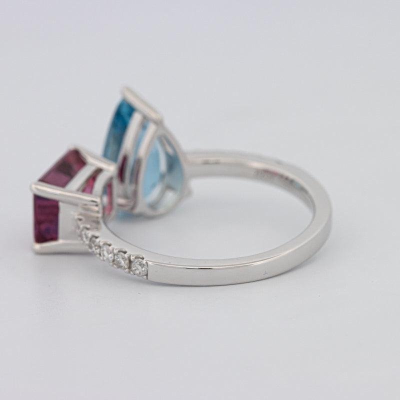 Twinny Gemstone Ring - ZIZOV DIAMONDS