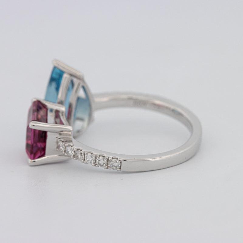 Twinny Gemstone Ring - ZIZOV DIAMONDS