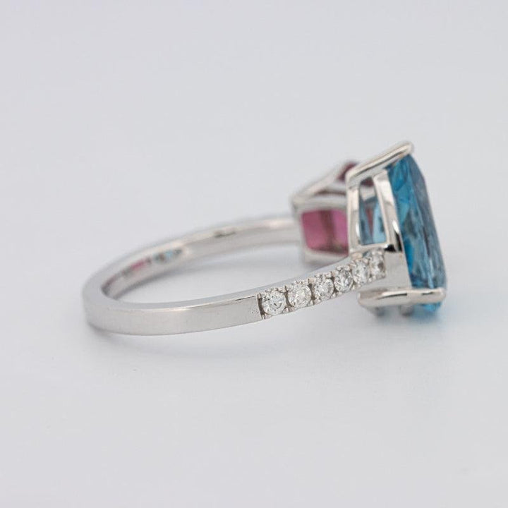 Twinny Gemstone Ring - ZIZOV DIAMONDS