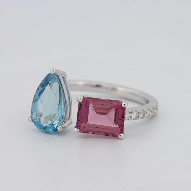 Twinny Gemstone Ring - ZIZOV DIAMONDS