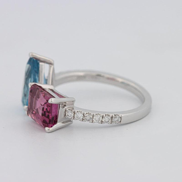 Twinny Gemstone Ring - ZIZOV DIAMONDS
