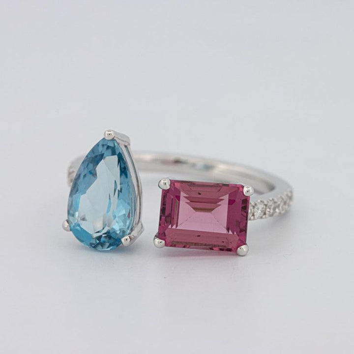 Twinny Gemstone Ring - ZIZOV DIAMONDS
