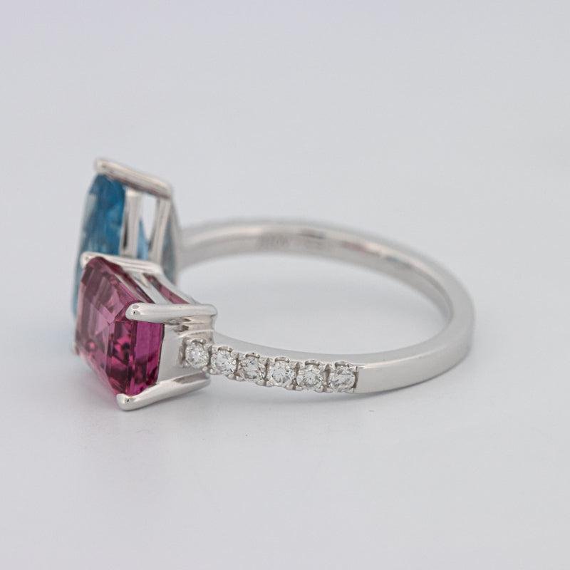 Twinny Gemstone Ring - ZIZOV DIAMONDS