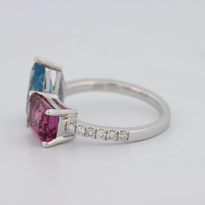 Twinny Gemstone Ring - ZIZOV DIAMONDS