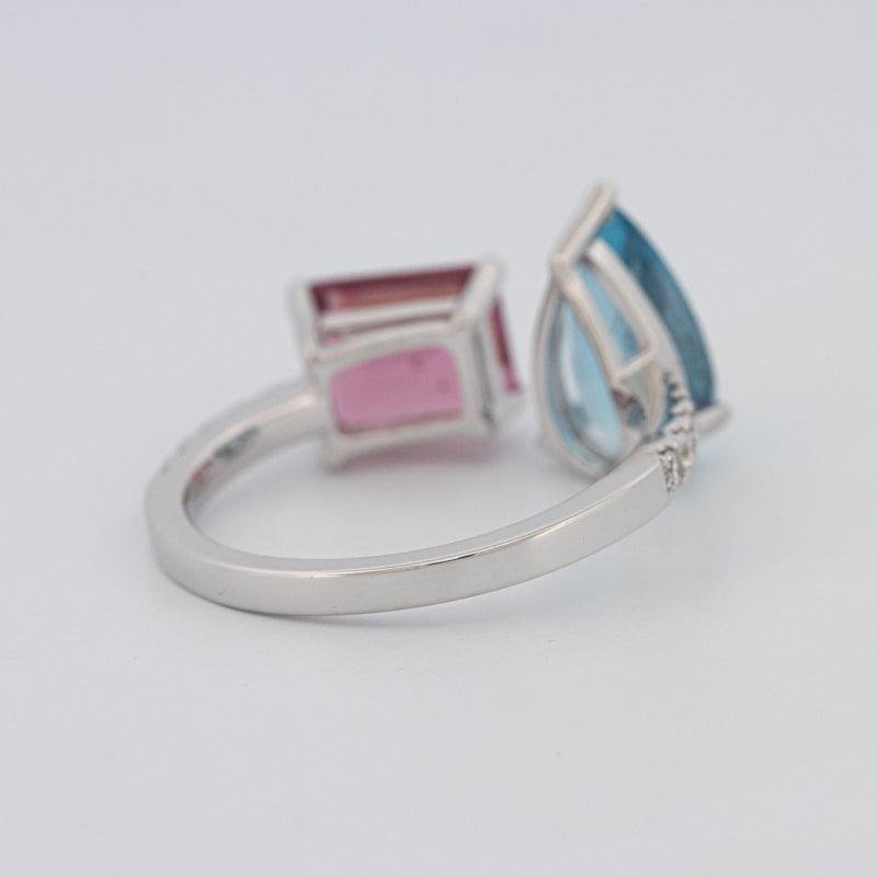 Twinny Gemstone Ring - ZIZOV DIAMONDS