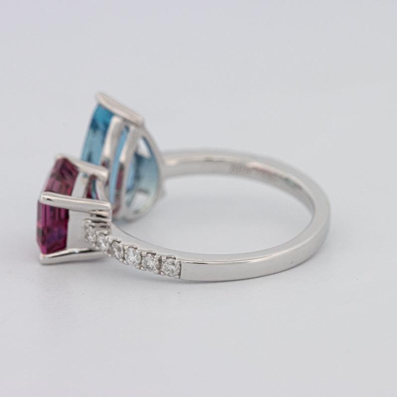 Twinny Gemstone Ring - ZIZOV DIAMONDS