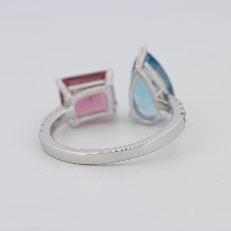 Twinny Gemstone Ring - ZIZOV DIAMONDS