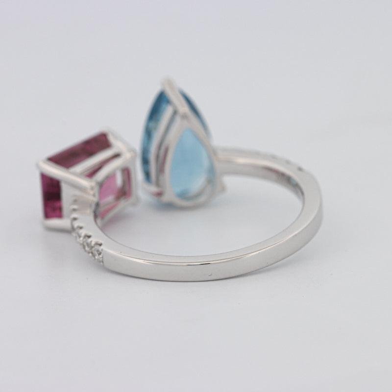 Twinny Gemstone Ring - ZIZOV DIAMONDS