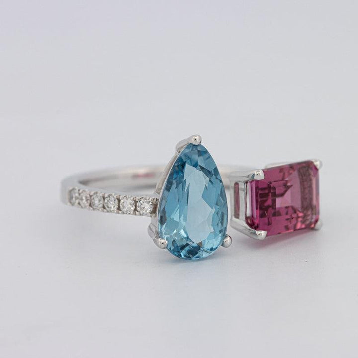Twinny Gemstone Ring - ZIZOV DIAMONDS