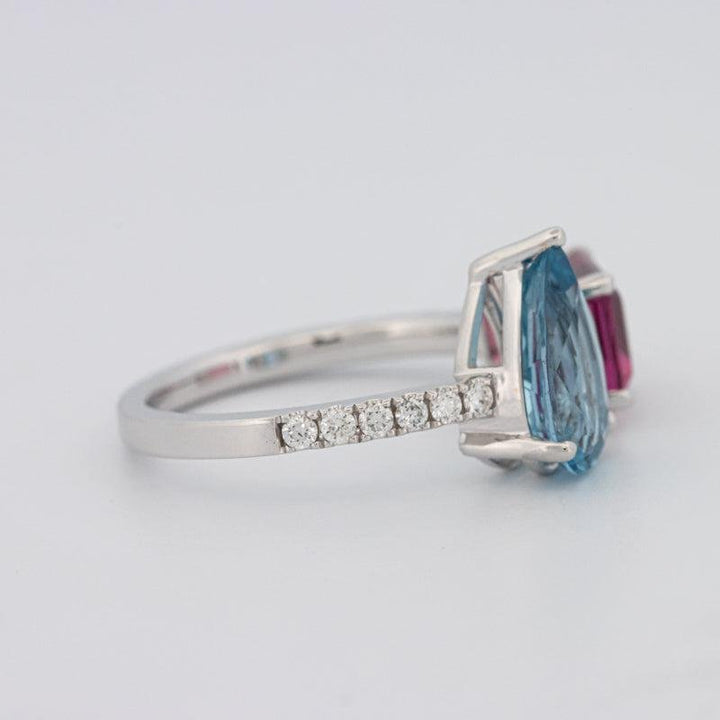 Twinny Gemstone Ring - ZIZOV DIAMONDS