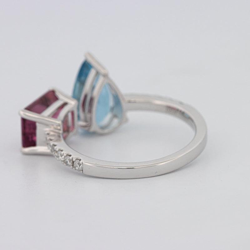 Twinny Gemstone Ring - ZIZOV DIAMONDS