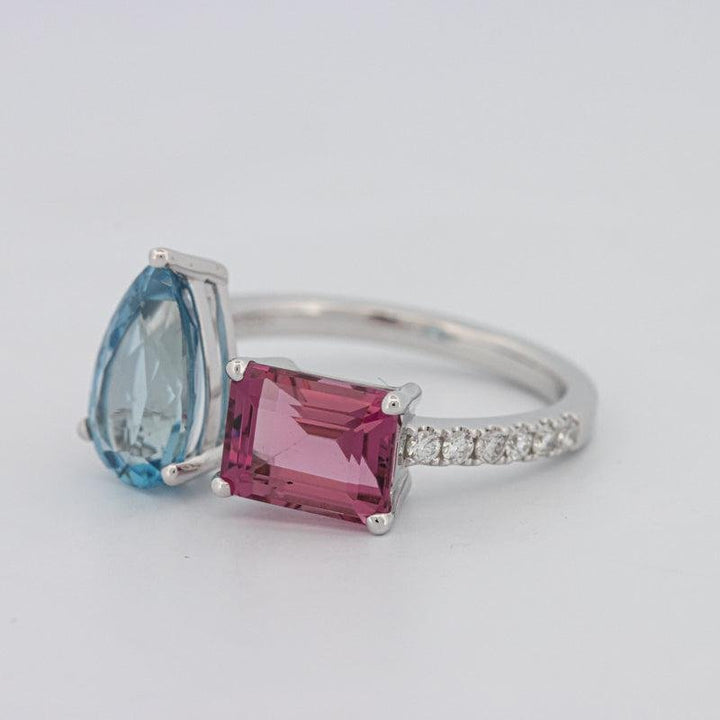 Twinny Gemstone Ring - ZIZOV DIAMONDS