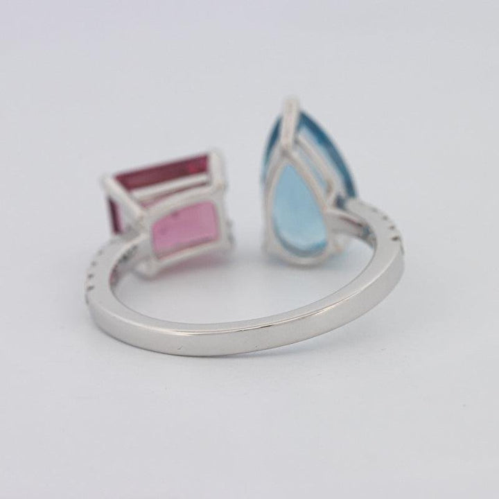 Twinny Gemstone Ring - ZIZOV DIAMONDS