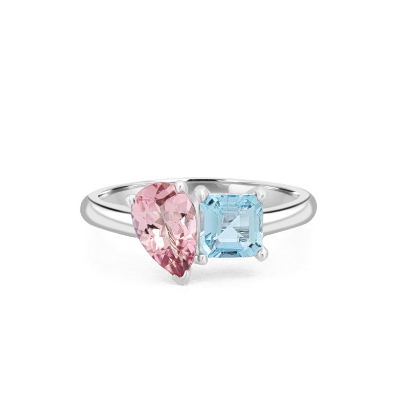 Twinny Gemstone Ring - ZIZOV DIAMONDS