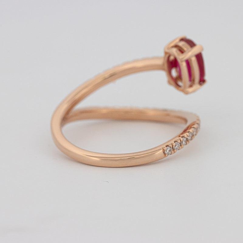 TWISTED GEM RING (PINK SAPPHIRE) - ZIZOV DIAMONDS