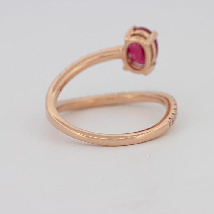 TWISTED GEM RING (PINK SAPPHIRE) - ZIZOV DIAMONDS