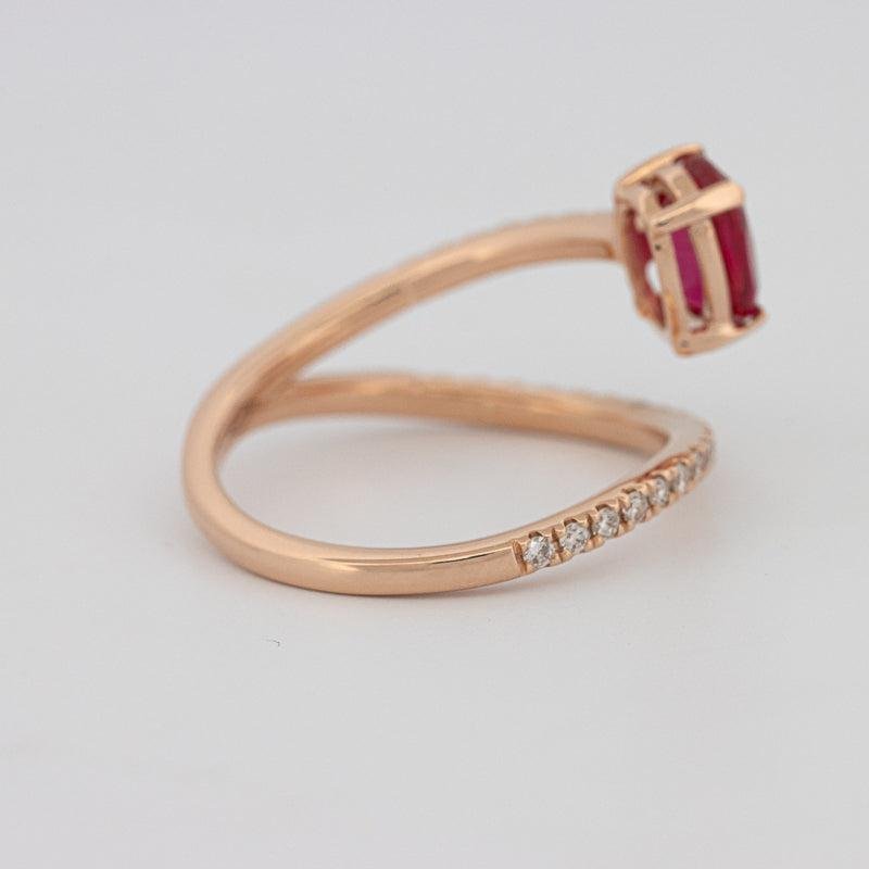 TWISTED GEM RING (PINK SAPPHIRE) - ZIZOV DIAMONDS