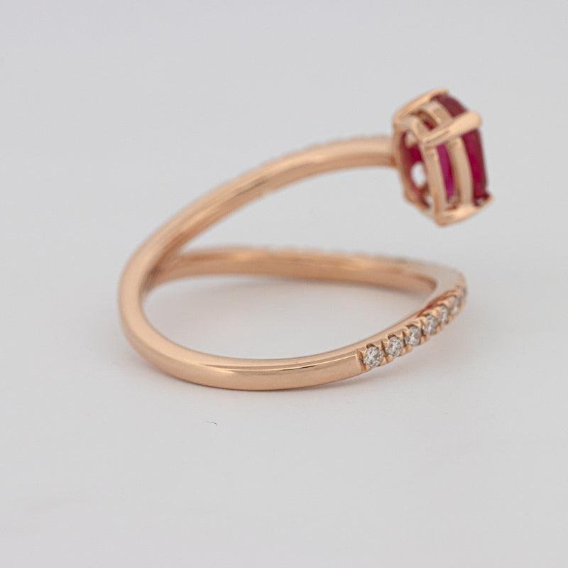 TWISTED GEM RING (PINK SAPPHIRE) - ZIZOV DIAMONDS