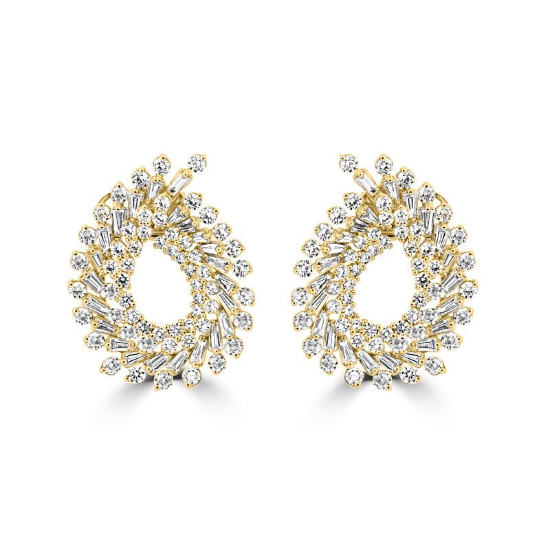 "WaterDrop" Diamond Earrings - ZIZOV DIAMONDS