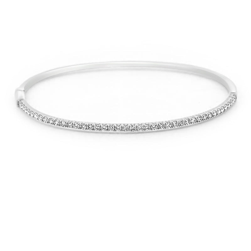 Yellow Gold Bangle with Diamonds - ZIZOV DIAMONDS